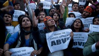 Hundreds Protest the Release of Man Convicted in New Delhi Gang Rape and Murder